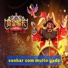 sonhar com muito gado